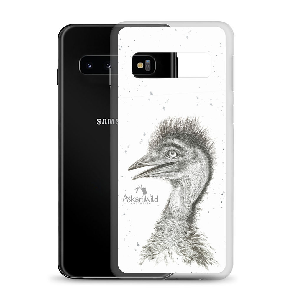 Thumbnail: Askari Wild Samsung Phone Case - Aussie Sketch Series Emu Design