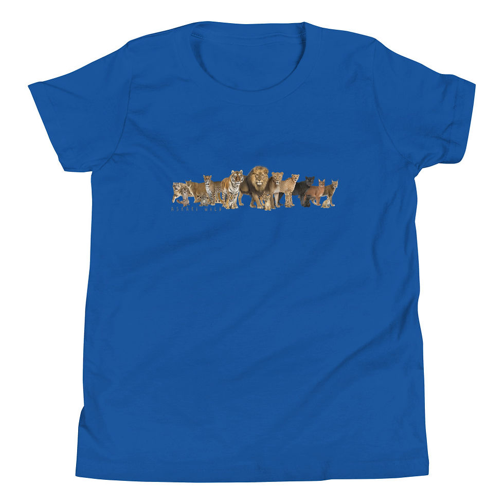 Thumbnail: Askari Wild Youth T-Shirt - Big Cats Design