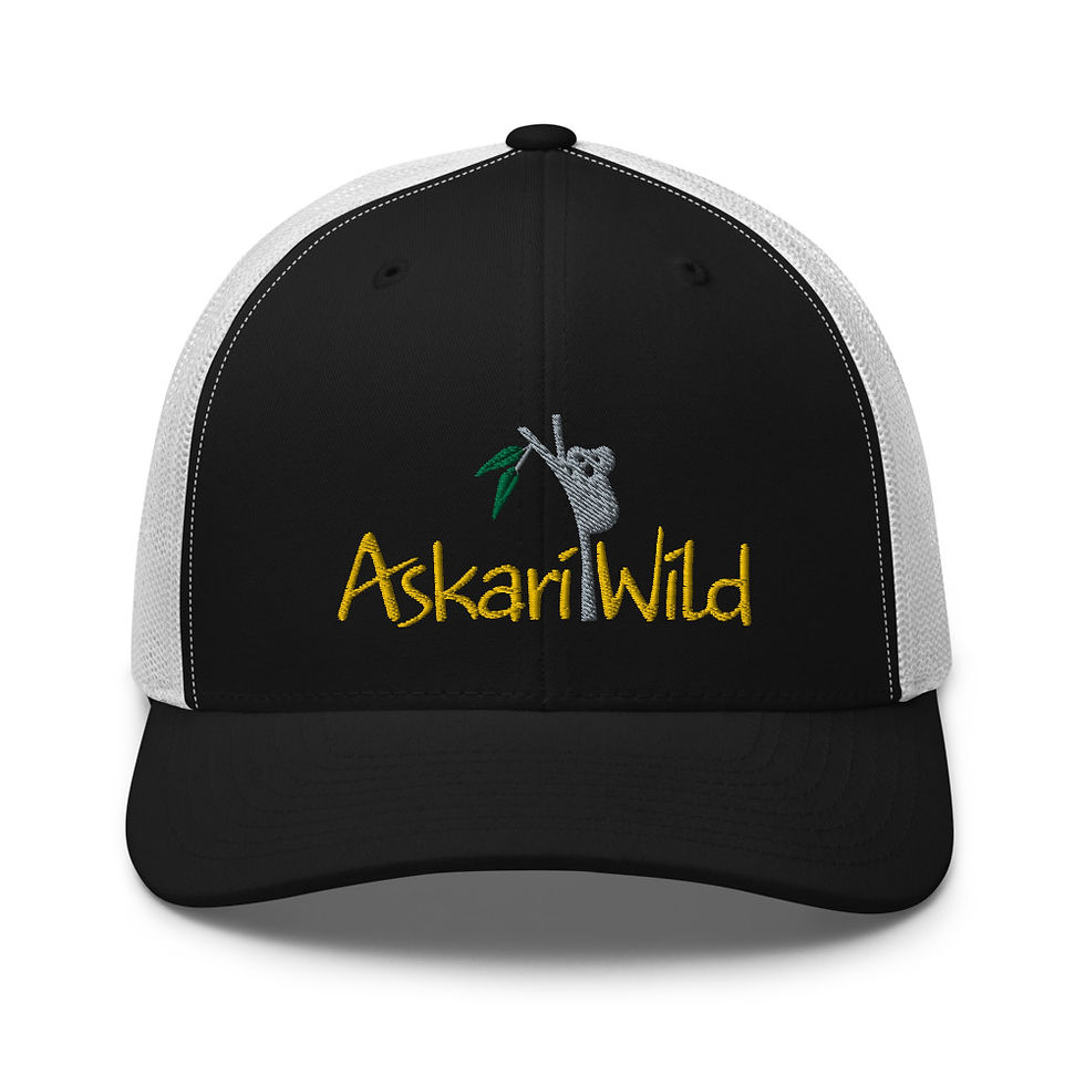 Thumbnail: Askari Wild Trucker Cap - Aussie Sketch Series Logo
