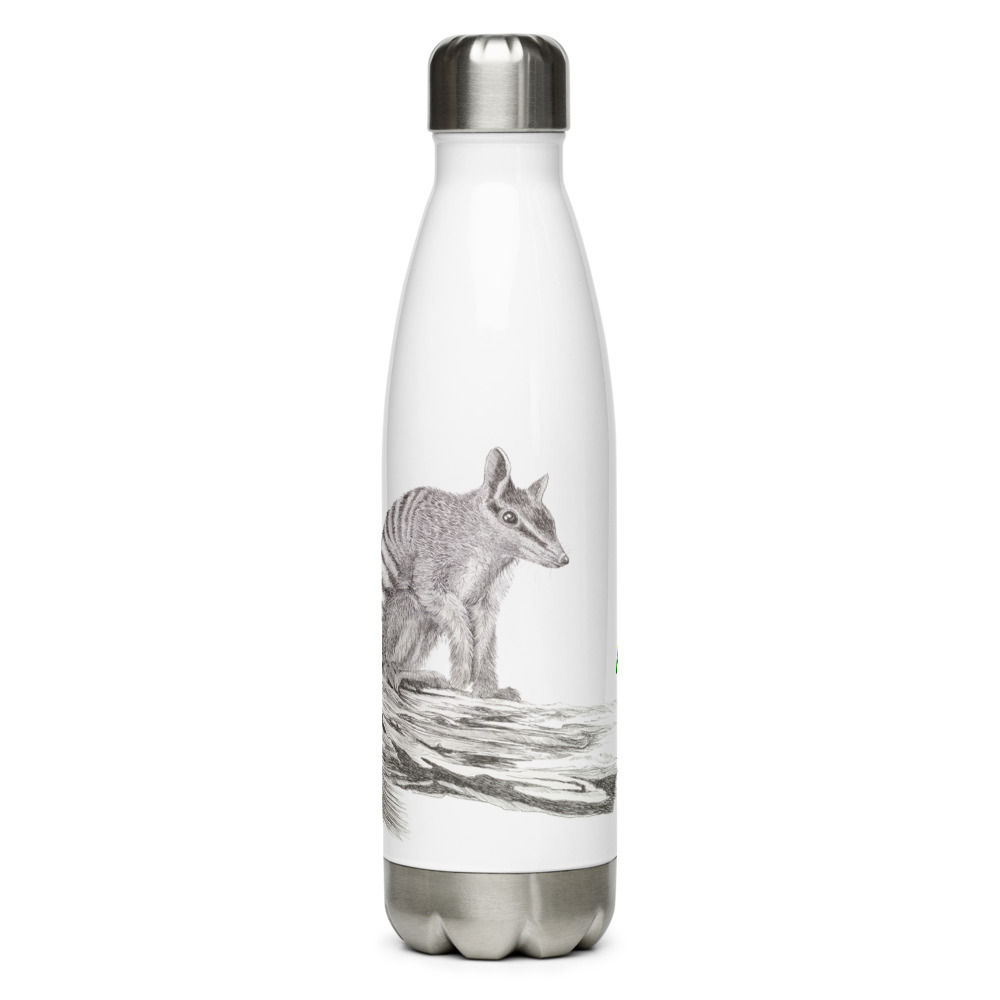 Askari Wild Stainless Steel Water Bottle - Aussie Sketch Series Numbat Design