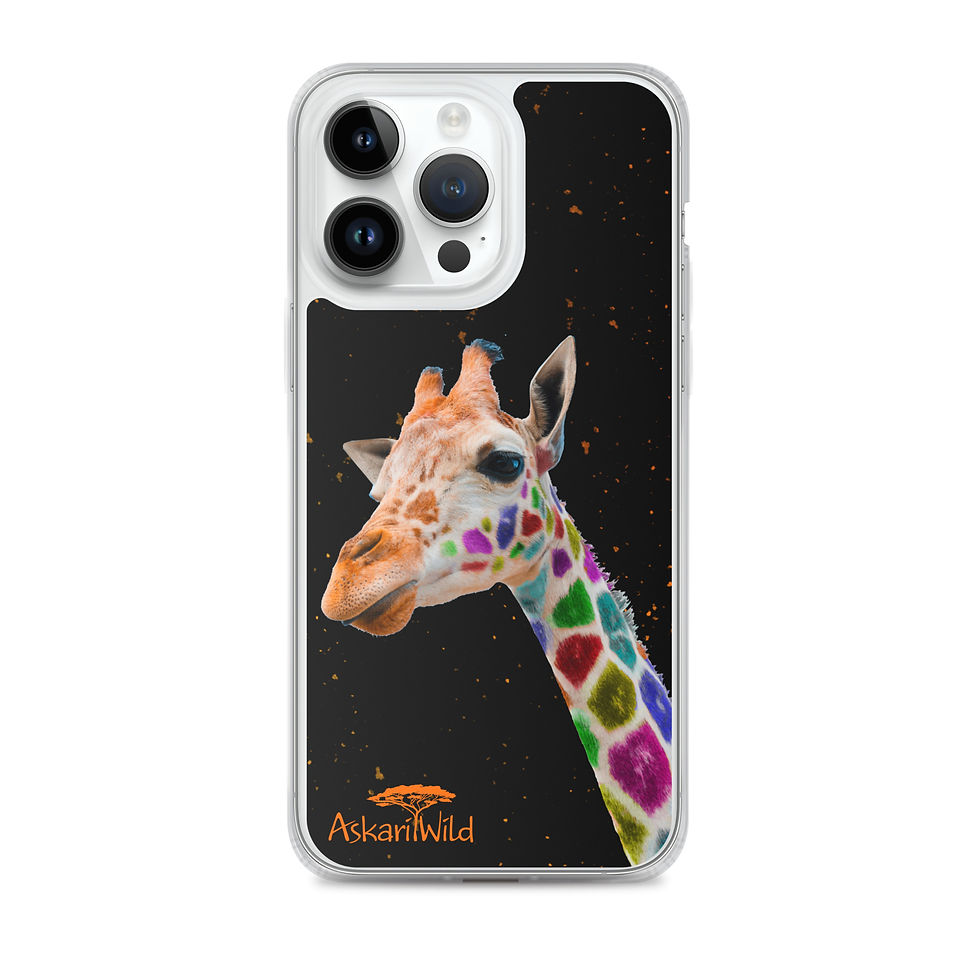 Thumbnail: Askari Wild iPhone Case - Rainbow Giraffe Design