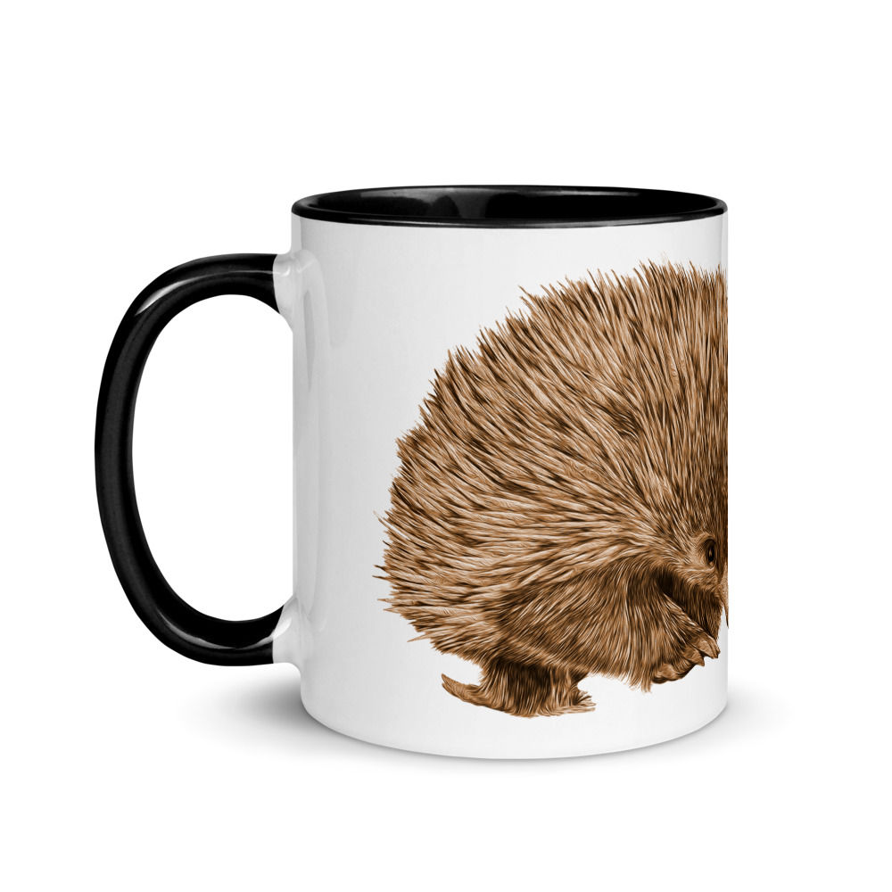 Askari Wild Mug - Aussie Sketch Series Echidna and Ants Design