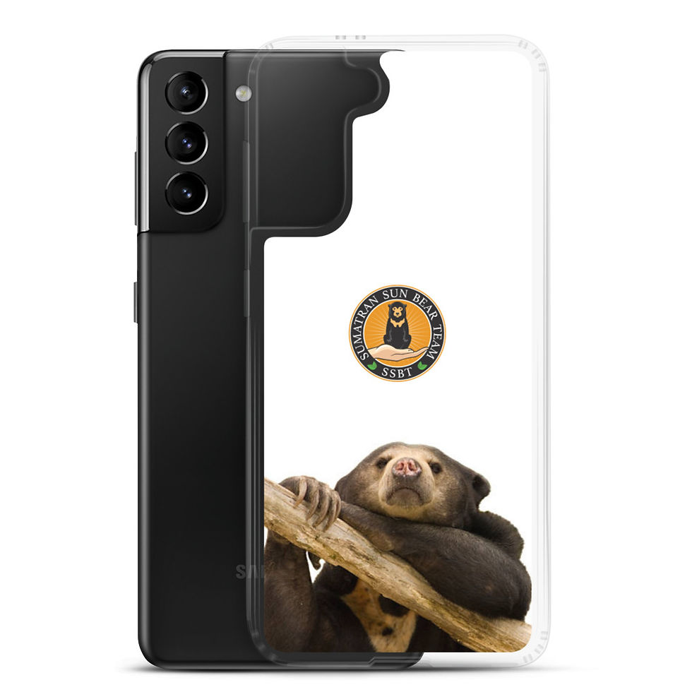 Thumbnail: Sumatran Sun Bear Team Samsung Phone Case - Holding On Design