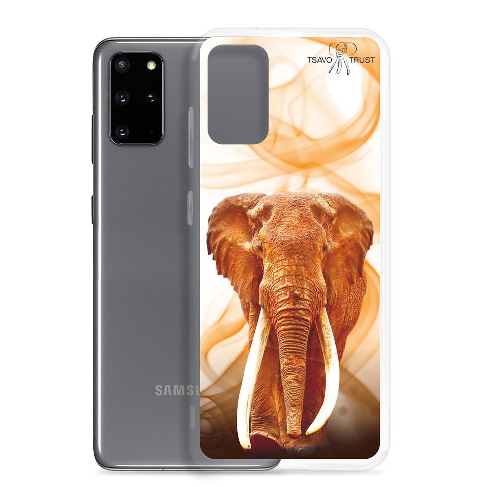 Thumbnail: Tsavo Trust Samsung Phone Case - Tusker LU-1 Design