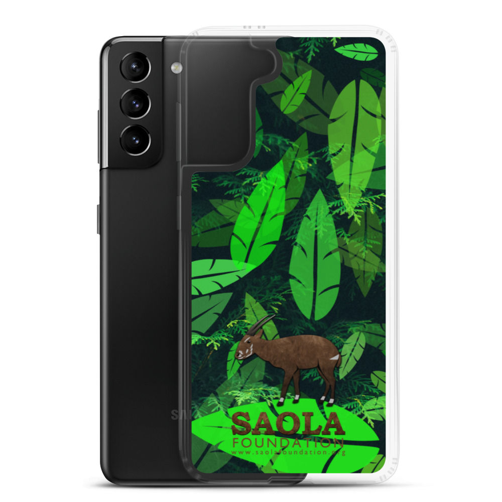 Saola Foundation Samsung Phone Case - Forest Design