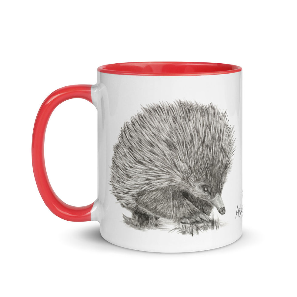 Thumbnail: Askari Wild Mug - Aussie Sketch Series Echidna Design