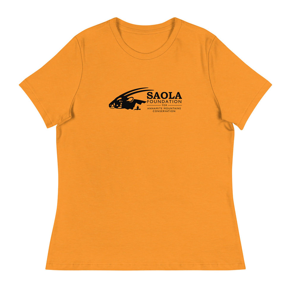 Thumbnail: Saola Foundation Women's T-Shirt - Black Logo