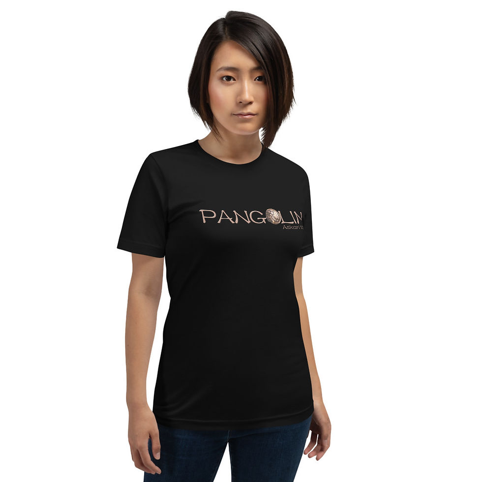 Thumbnail: Askari Wild Unisex Cotton T-Shirt - Pangolin Design