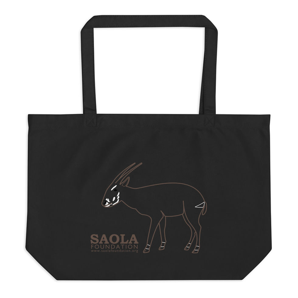 Thumbnail: Saola Foundation Tote Bag - Outline Design