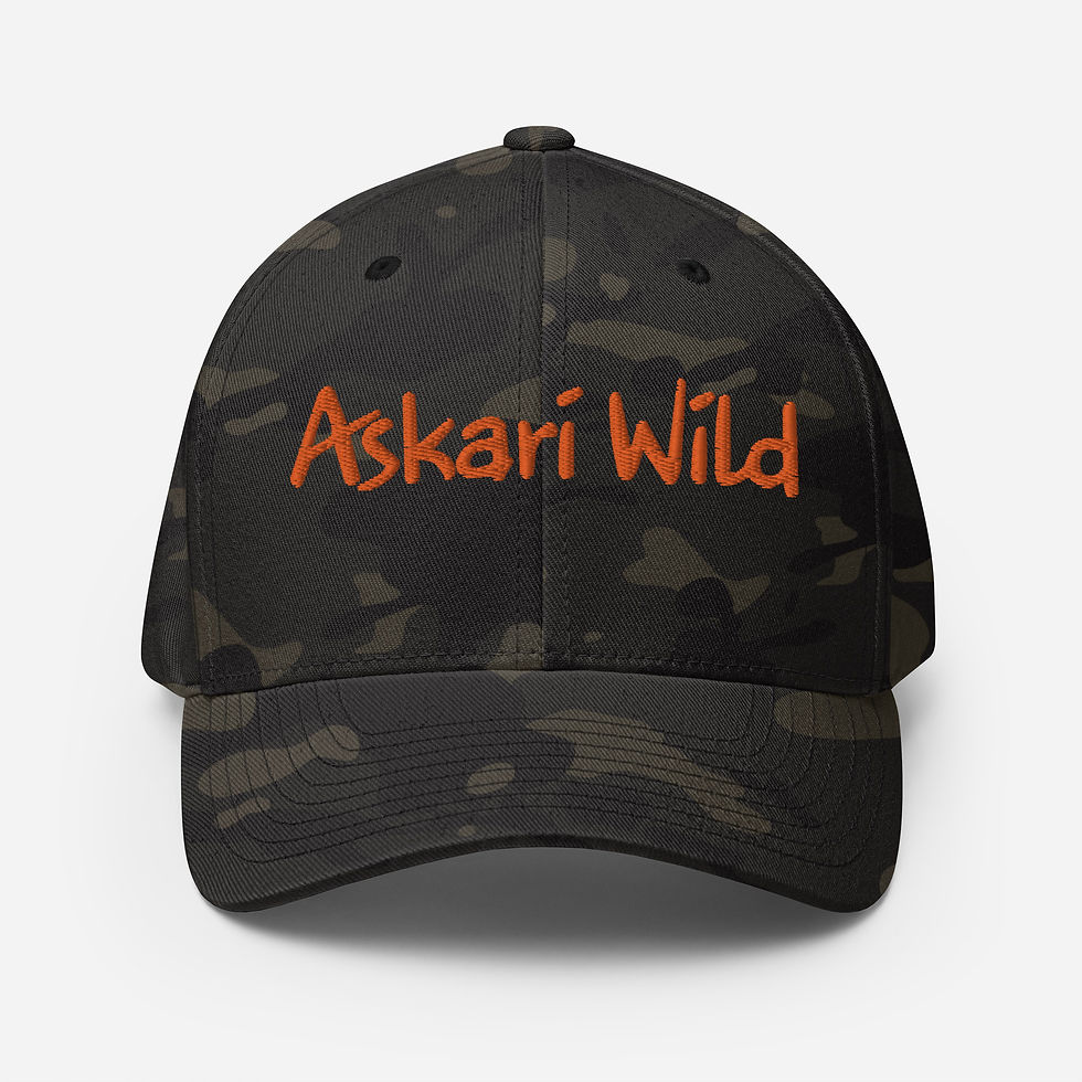 Thumbnail: Askari Wild Flexfit Cap - Orange Logo