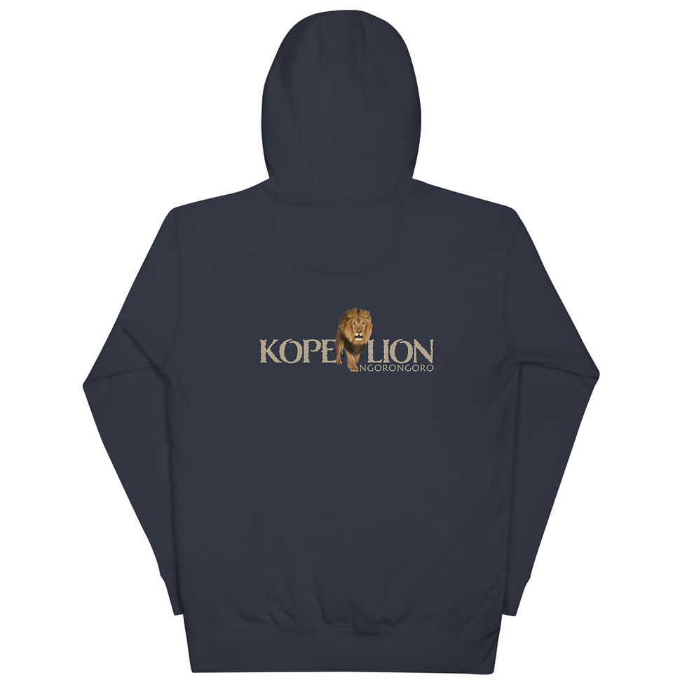 Thumbnail: Kope Lion Unisex Hoodie - Walking Lion Design