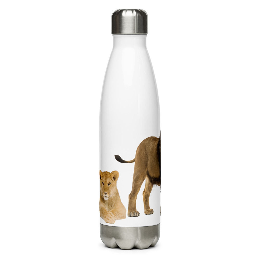 Kope Lion Stainless Steel Water Bottle - Cub To King Design