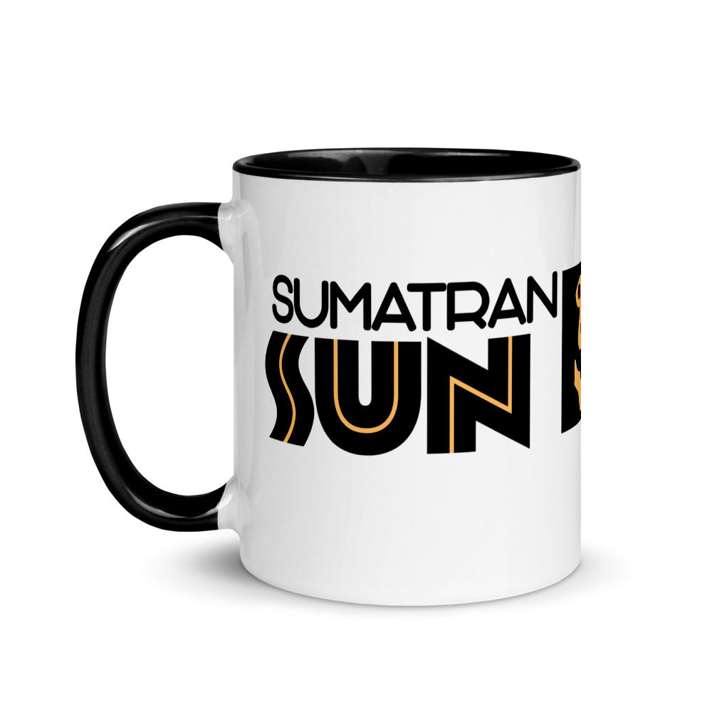 Sumatran Sun Bear Team Mug - Bear Text Design