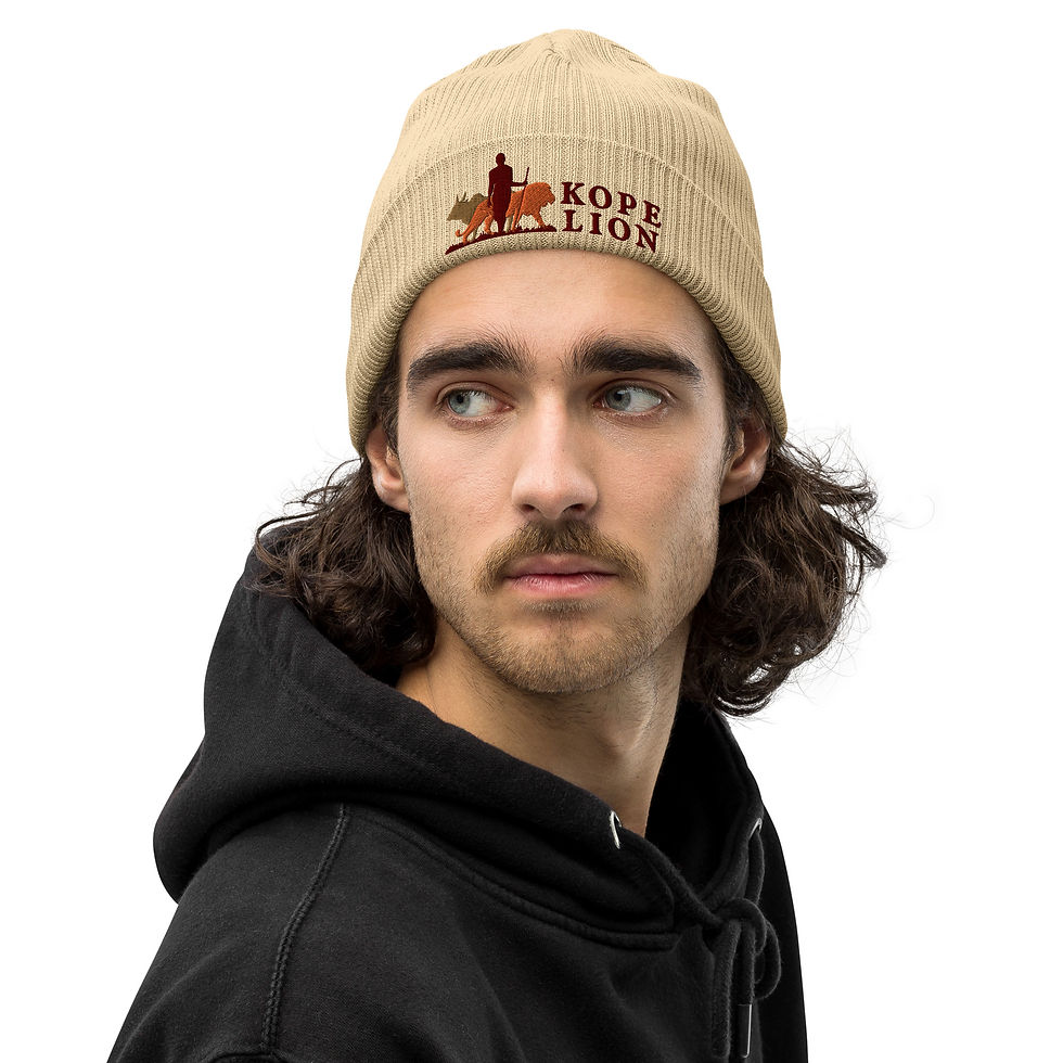 Thumbnail: Kope Lion Organic Ribbed Beanie