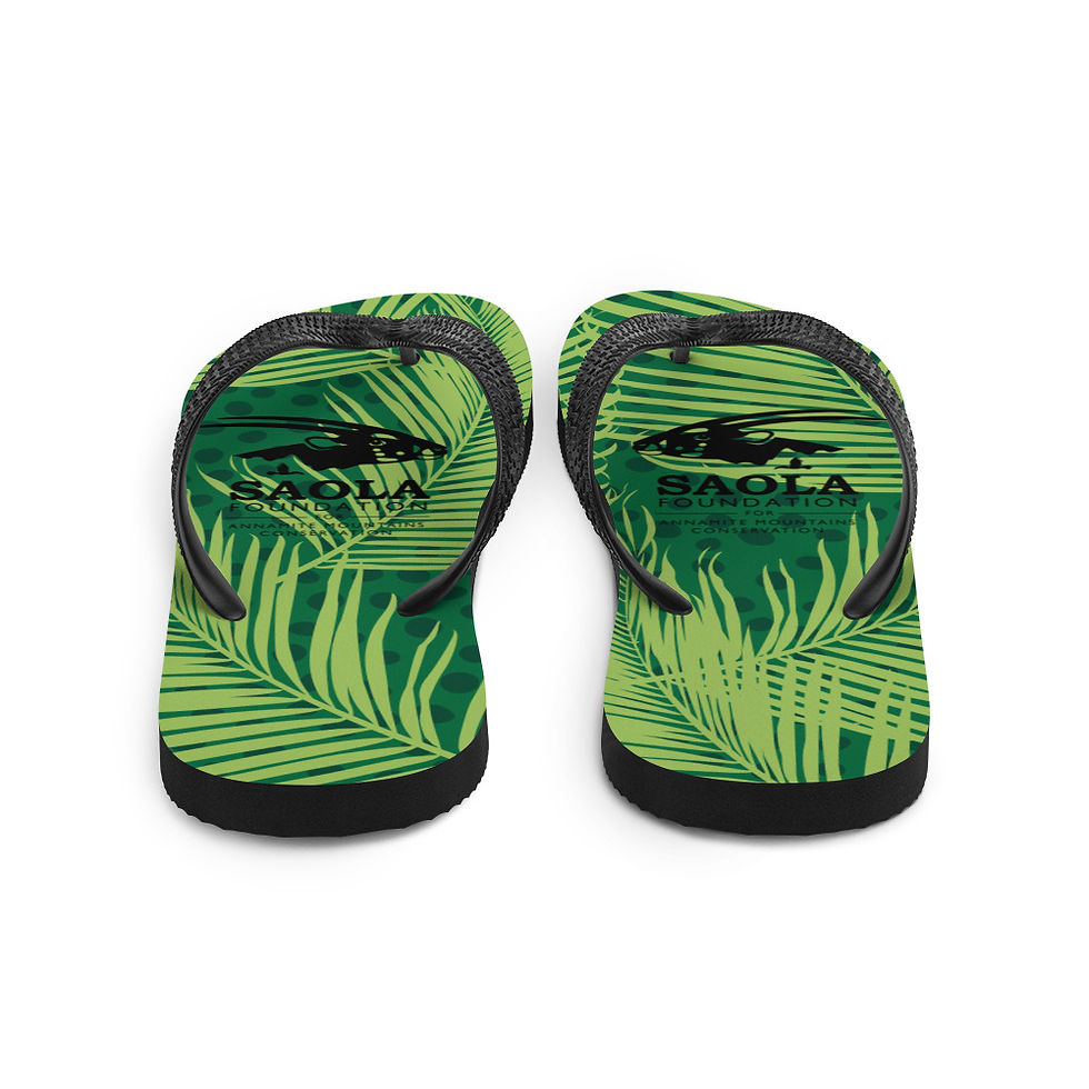 Thumbnail: Saola Foundation Flip Flops - Forest Design