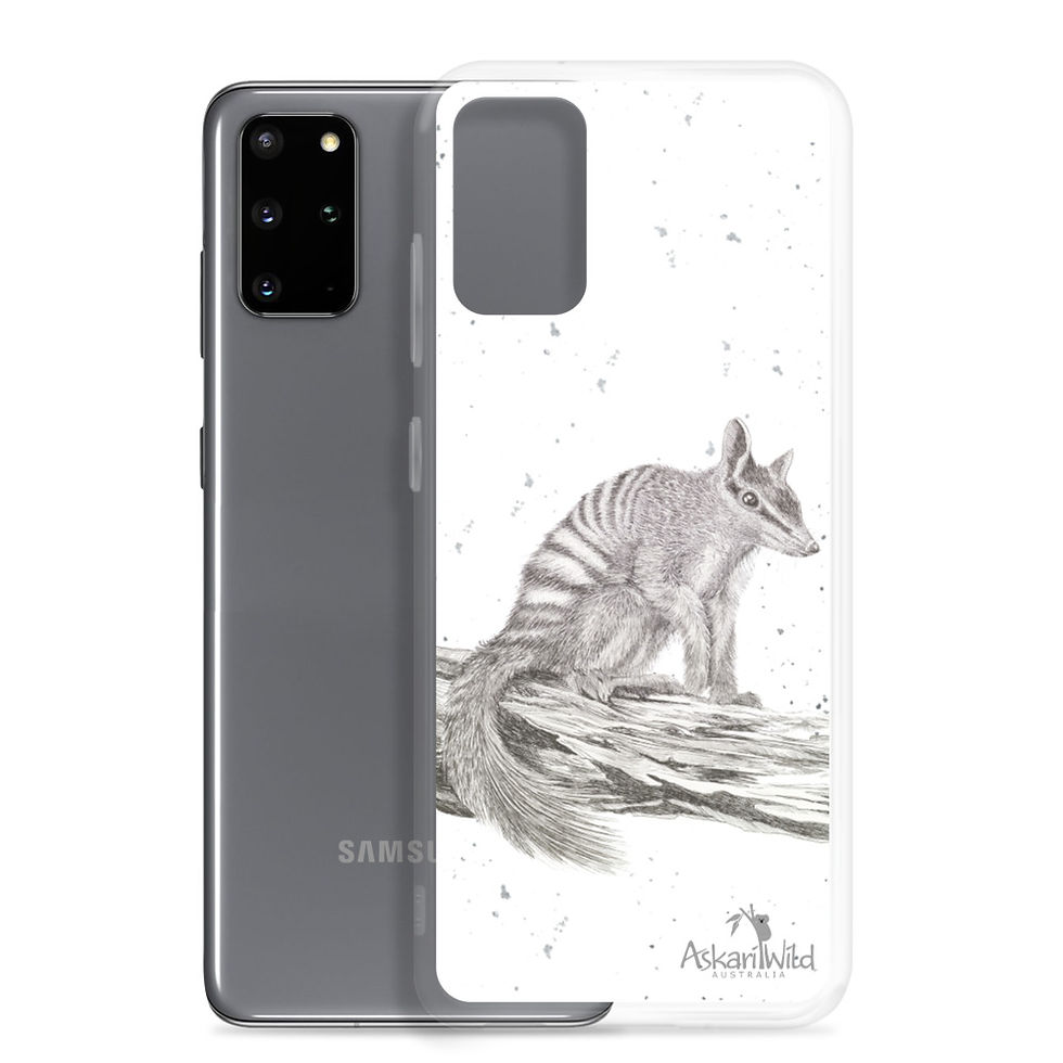 Thumbnail: Askari Wild Samsung Phone Case - Aussie Sketch Series Numbat Design