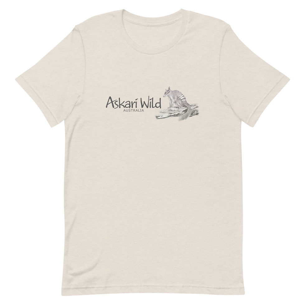 Thumbnail: Askari Wild Unisex T-Shirt - Aussie Sketch Series Numbat Design