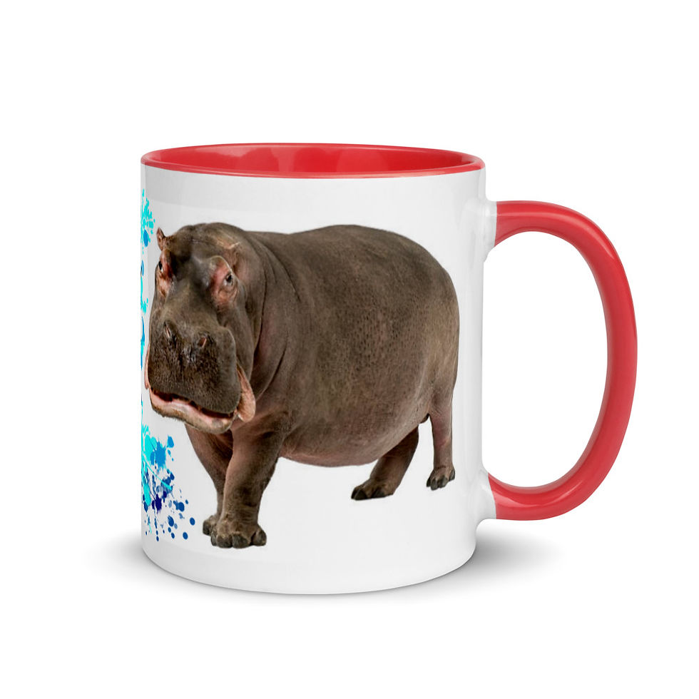 Thumbnail: Wechiau Hippo Mug - Full Hippo Design