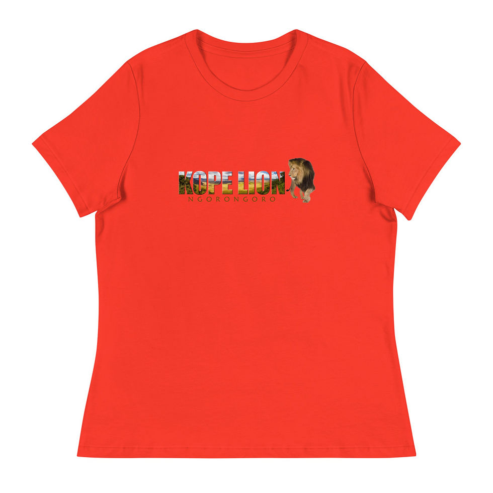 Thumbnail: Kope Lion Women's T-Shirt - Crater Design