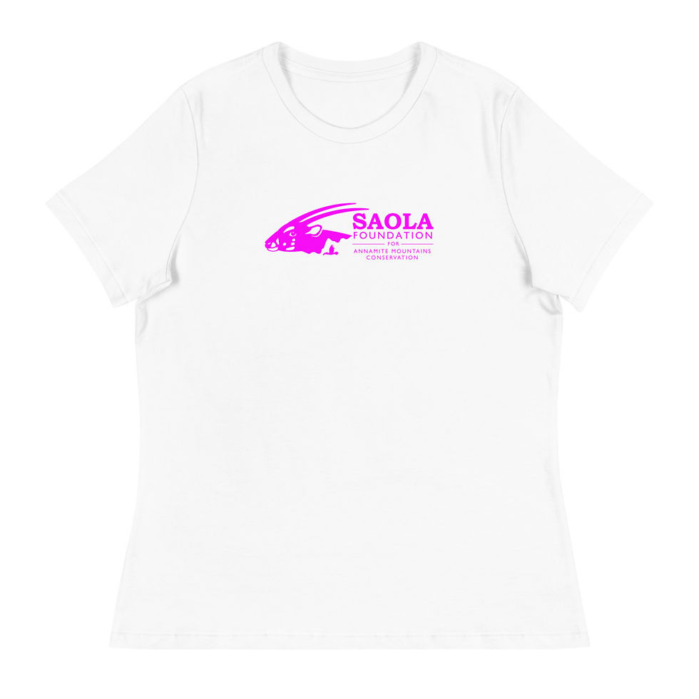 Thumbnail: Saola Foundation Women's T-Shirt - Pink Logo