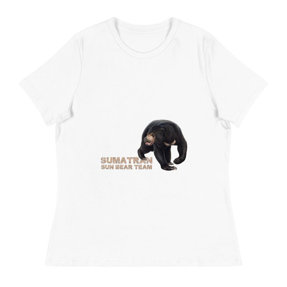 Thumbnail: Sumatran Sun Bear Team Women's T-Shirt - Sketch Design