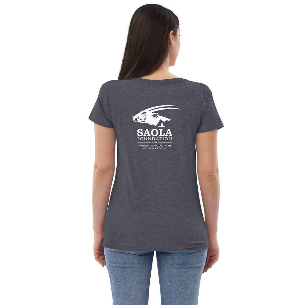 Thumbnail: Saola Foundation Women’s 100% Recycled V-neck T-Shirt