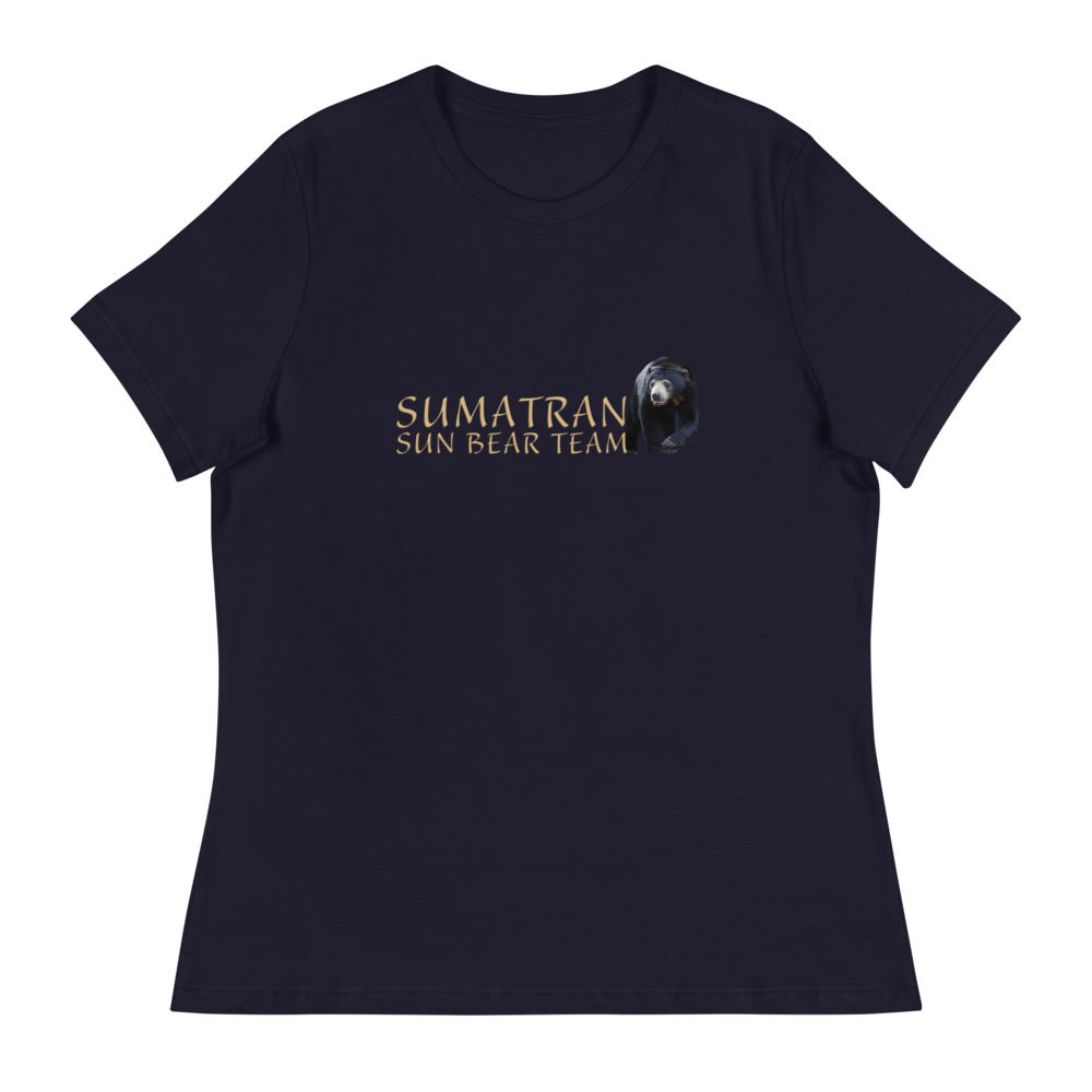 Sumatran Sun Bear Team Women's T-Shirt - Walking Bear Design