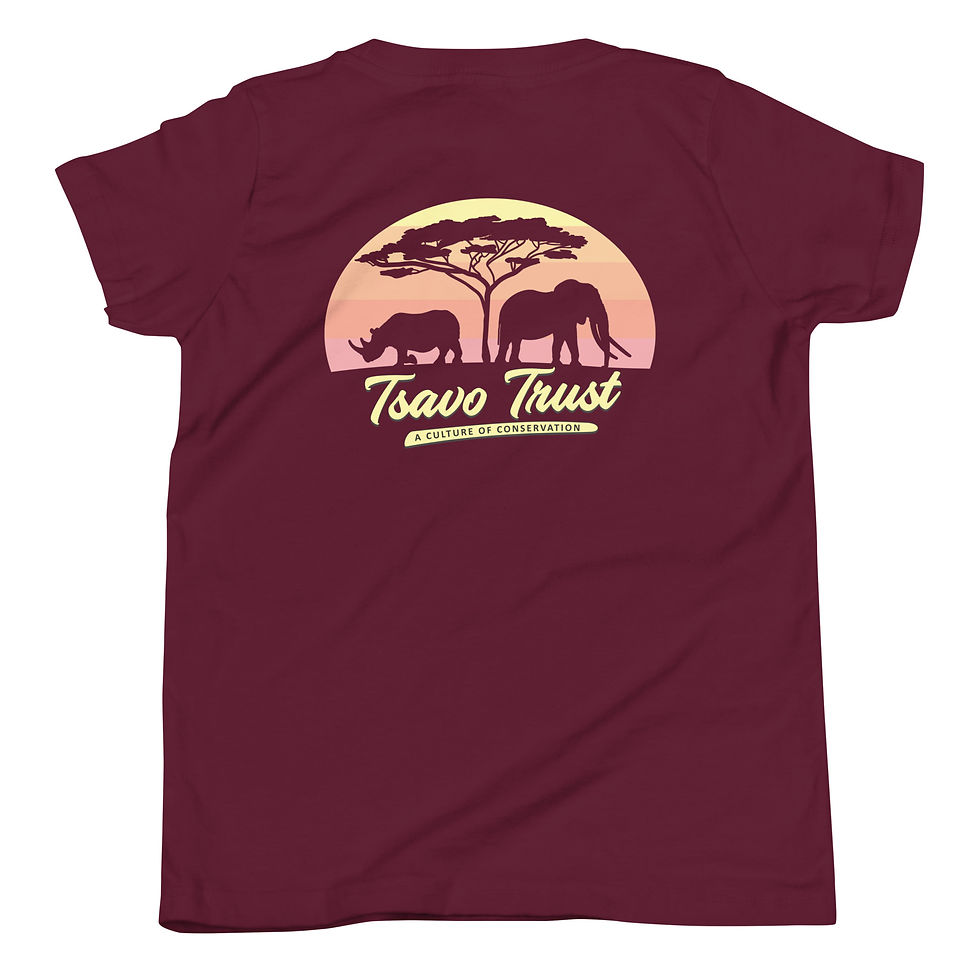Thumbnail: Youth T-Shirt - Retro Sunset Design