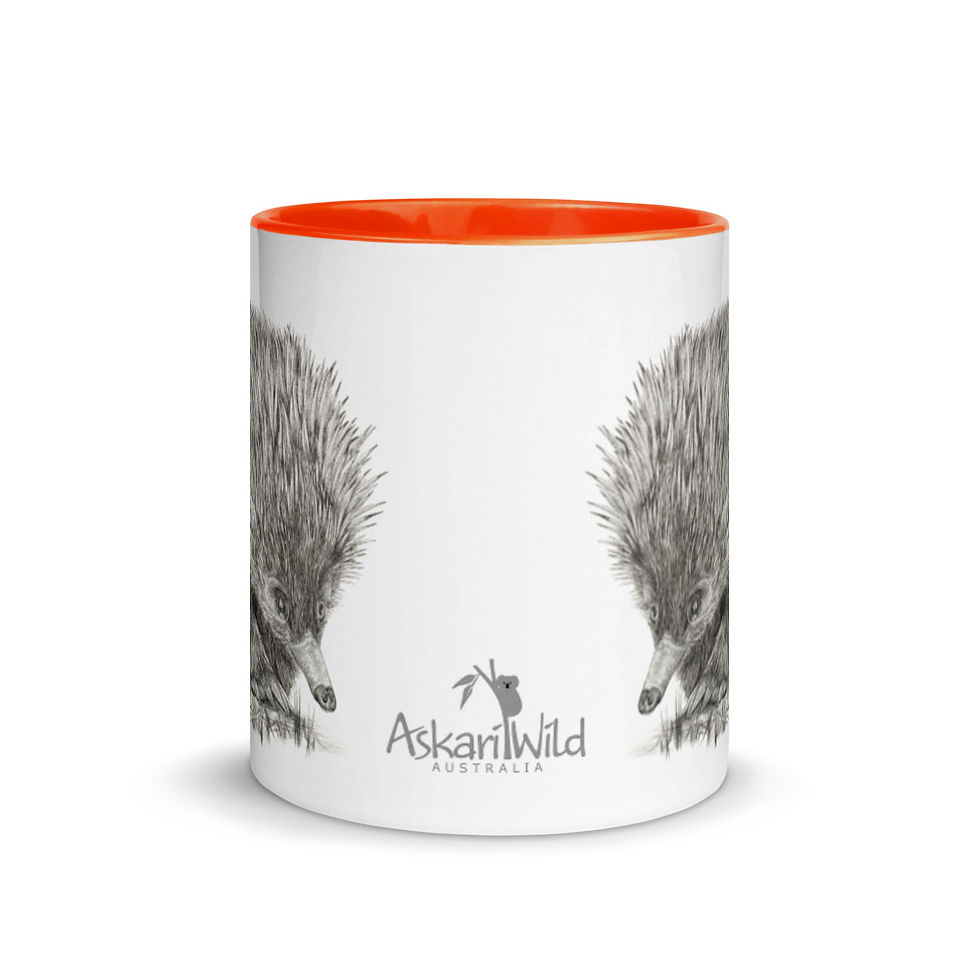 Thumbnail: Askari Wild Mug - Aussie Sketch Series Echidna Design