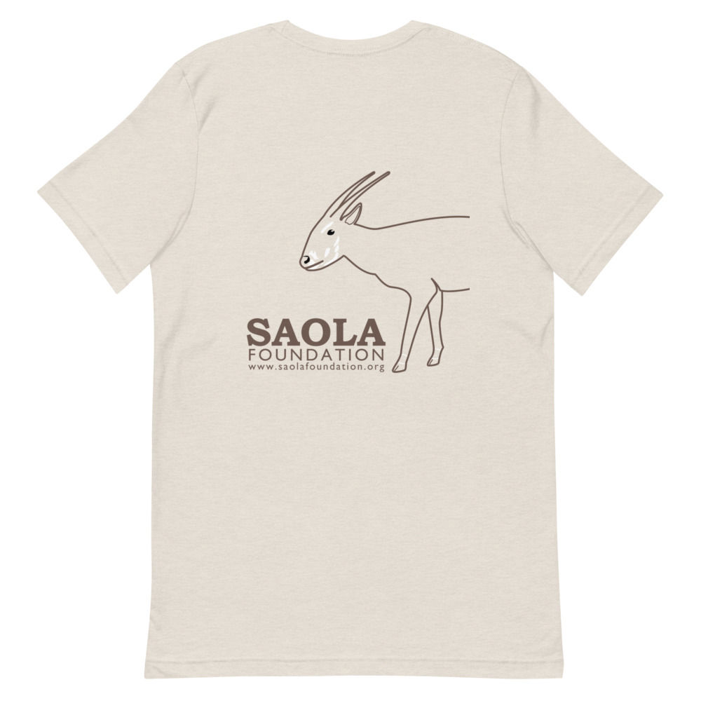 Saola Foundation Unisex Soft Blend T-Shirt - Outline Design