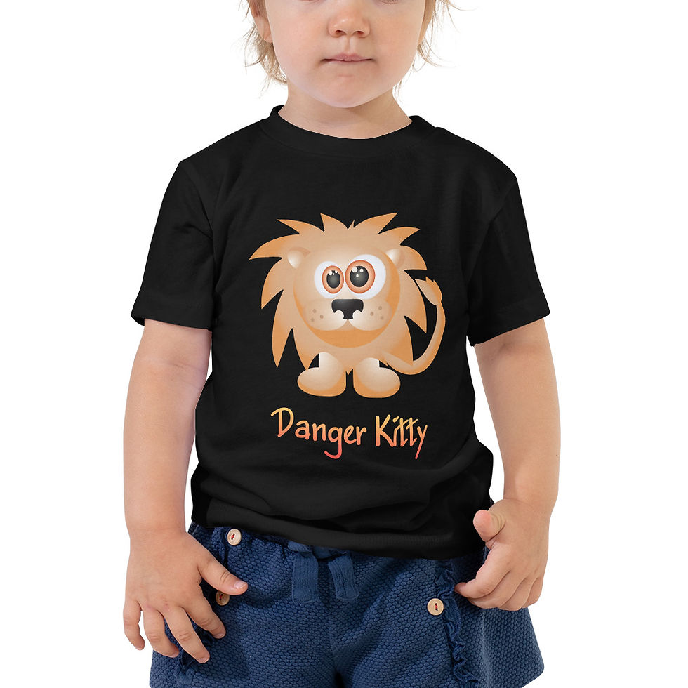 Thumbnail: Askari Wild Toddler T-Shirt - Danger Kitty