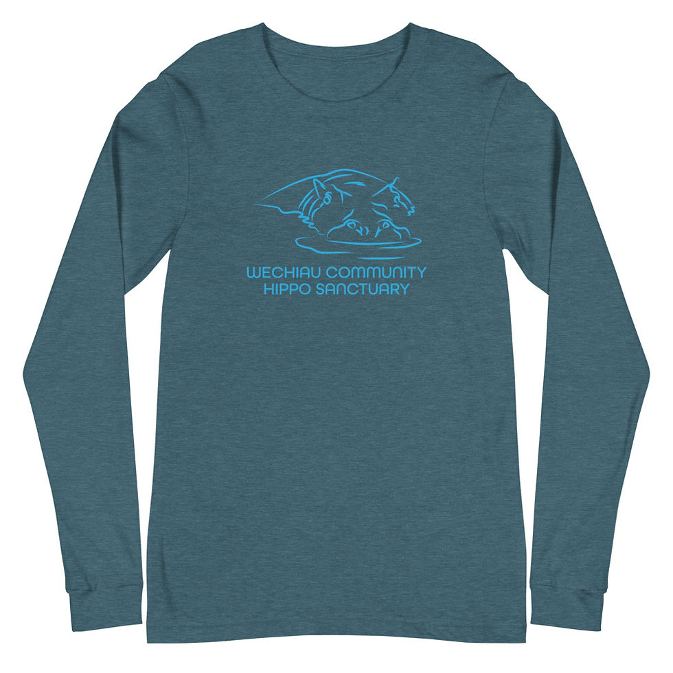 Thumbnail: Wechiau Hippo Long Sleeve Shirt - Sketch Design