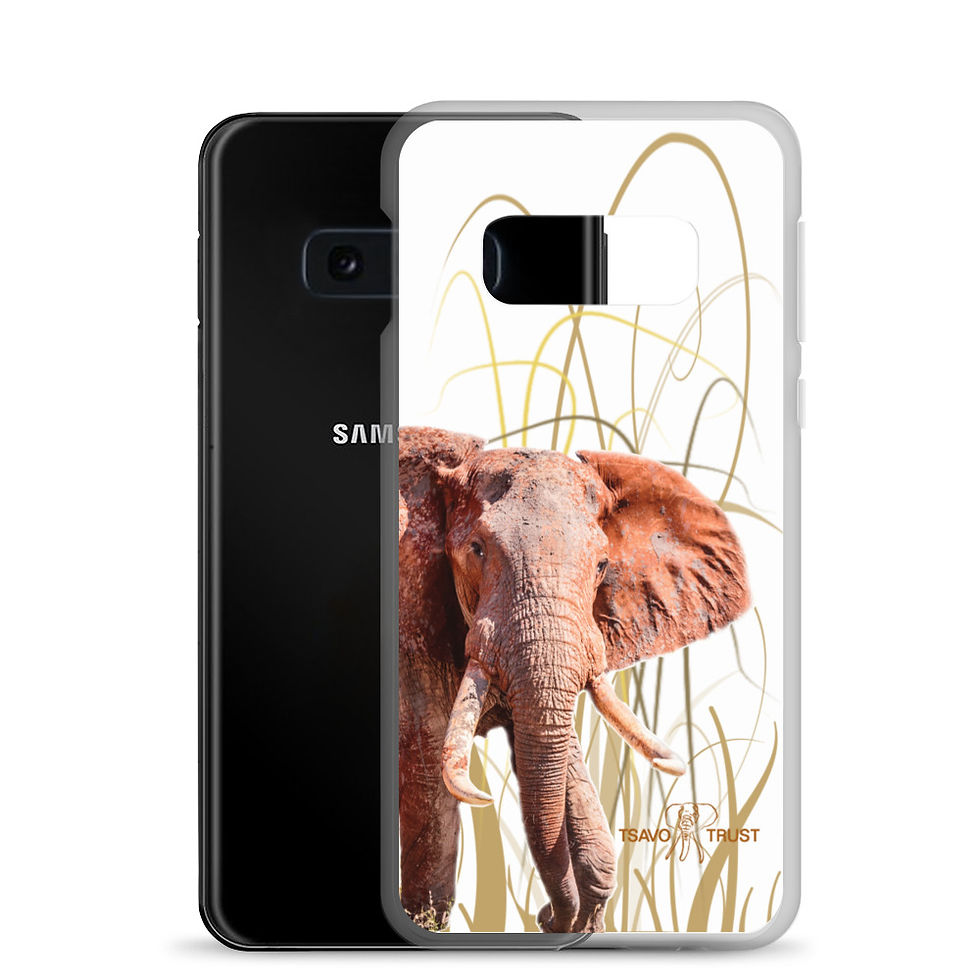Thumbnail: Tsavo Trust Samsung Phone Case - Tusker WS-1 Design