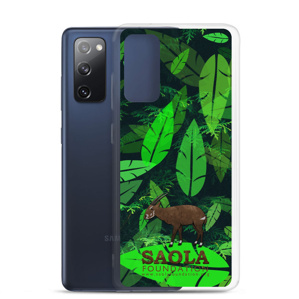 Thumbnail: Saola Foundation Samsung Phone Case - Forest Design