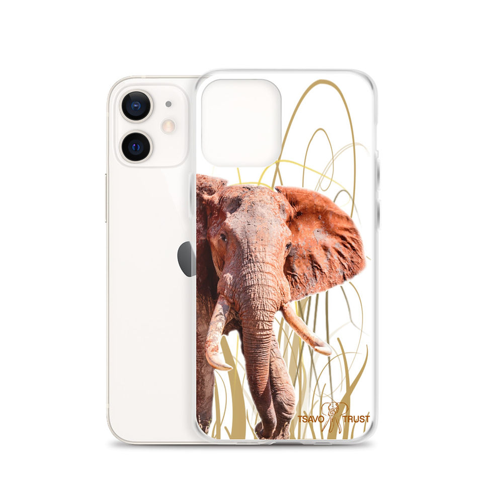 Thumbnail: Tsavo Trust iPhone Case - Tusker WS-1 Design