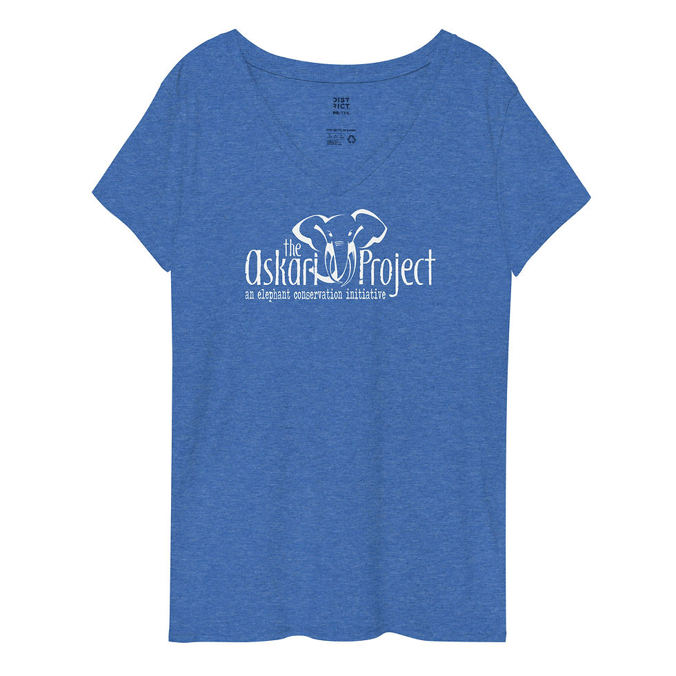 Thumbnail: Askari Project Women’s 100% Recycled V-neck T-Shirt