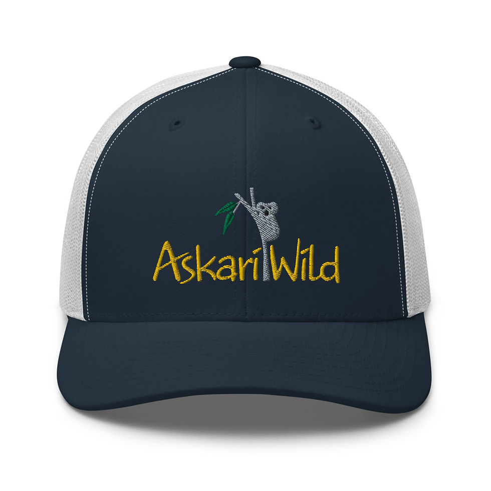 Thumbnail: Askari Wild Trucker Cap - Aussie Sketch Series Logo
