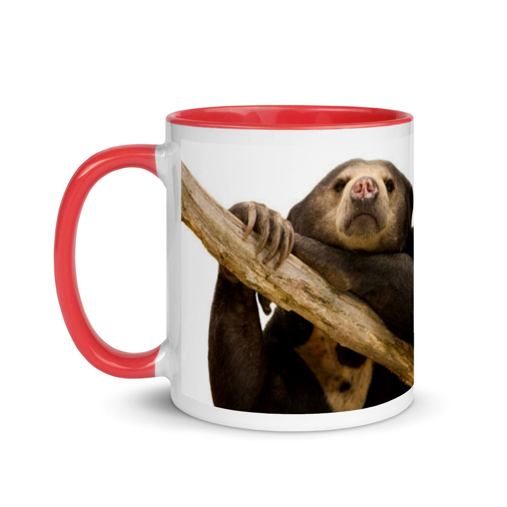 Sumatran Sun Bear Team Mug - Holding On Design