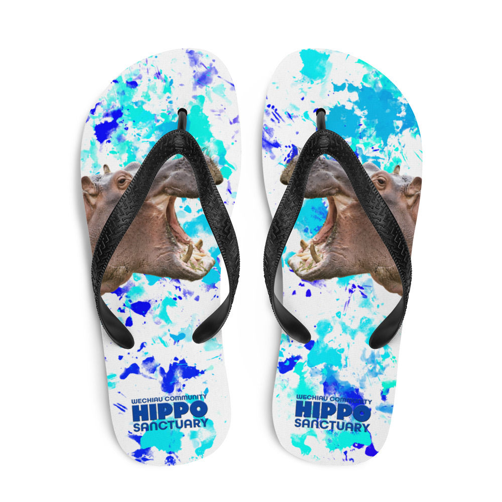 Wechiau Hippo Flip Flops - Hippo Head Design