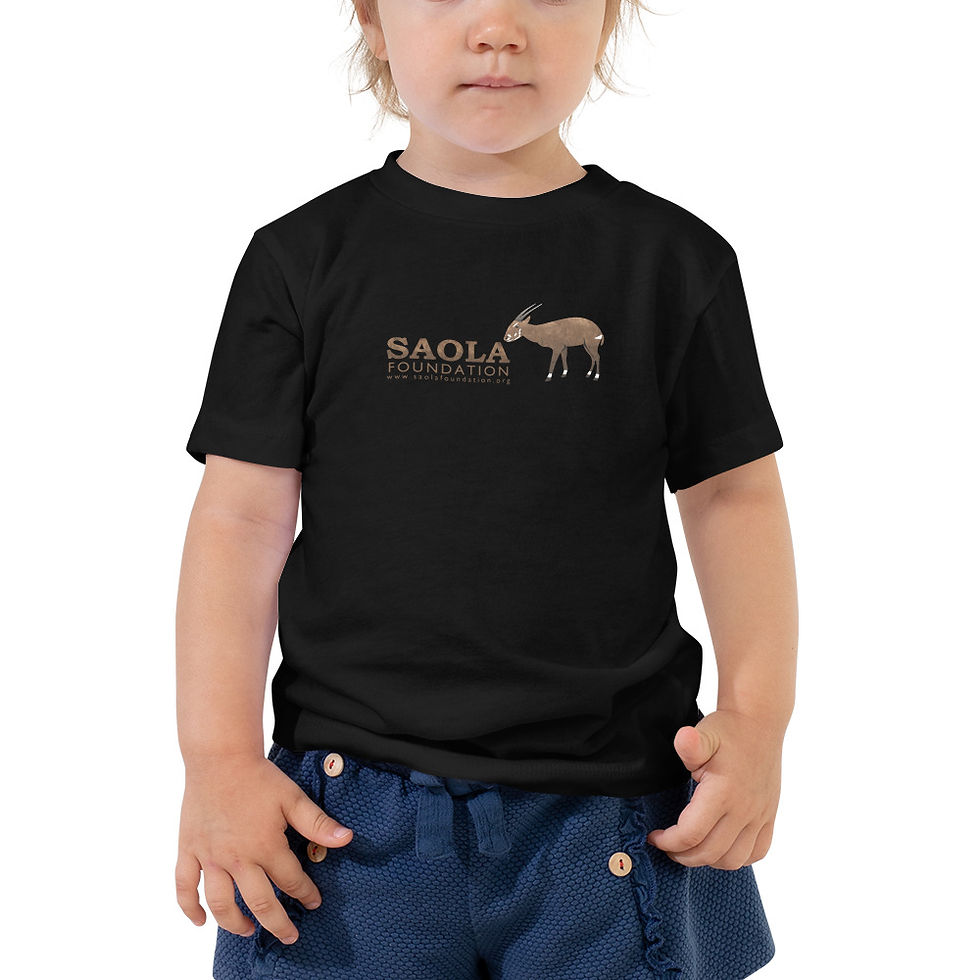 Thumbnail: Saola Foundation Toddler T-Shirt - Inline Design