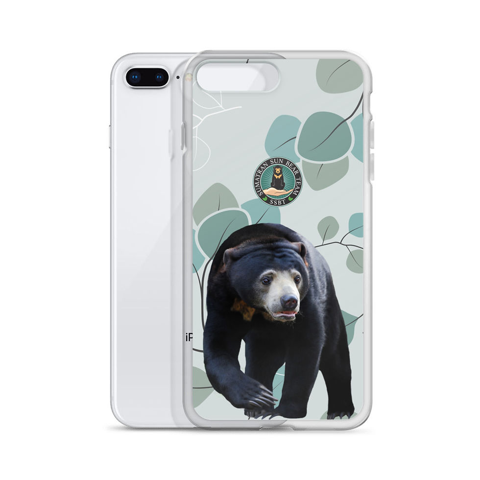 Thumbnail: Sumatran Sun Bear Team iPhone Case - Walking Bear Design