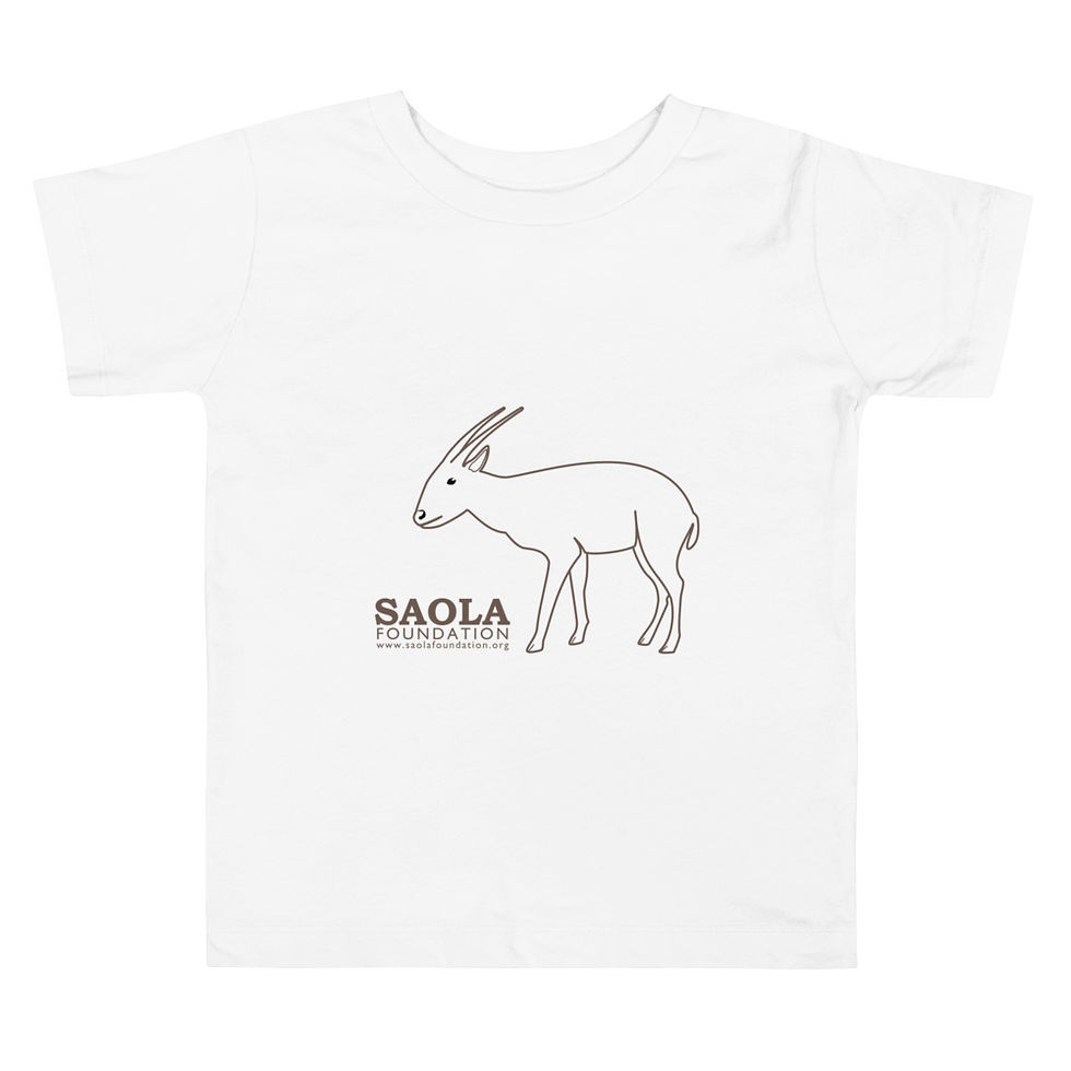 Thumbnail: Saola Foundation Toddler T-Shirt - Outline Design