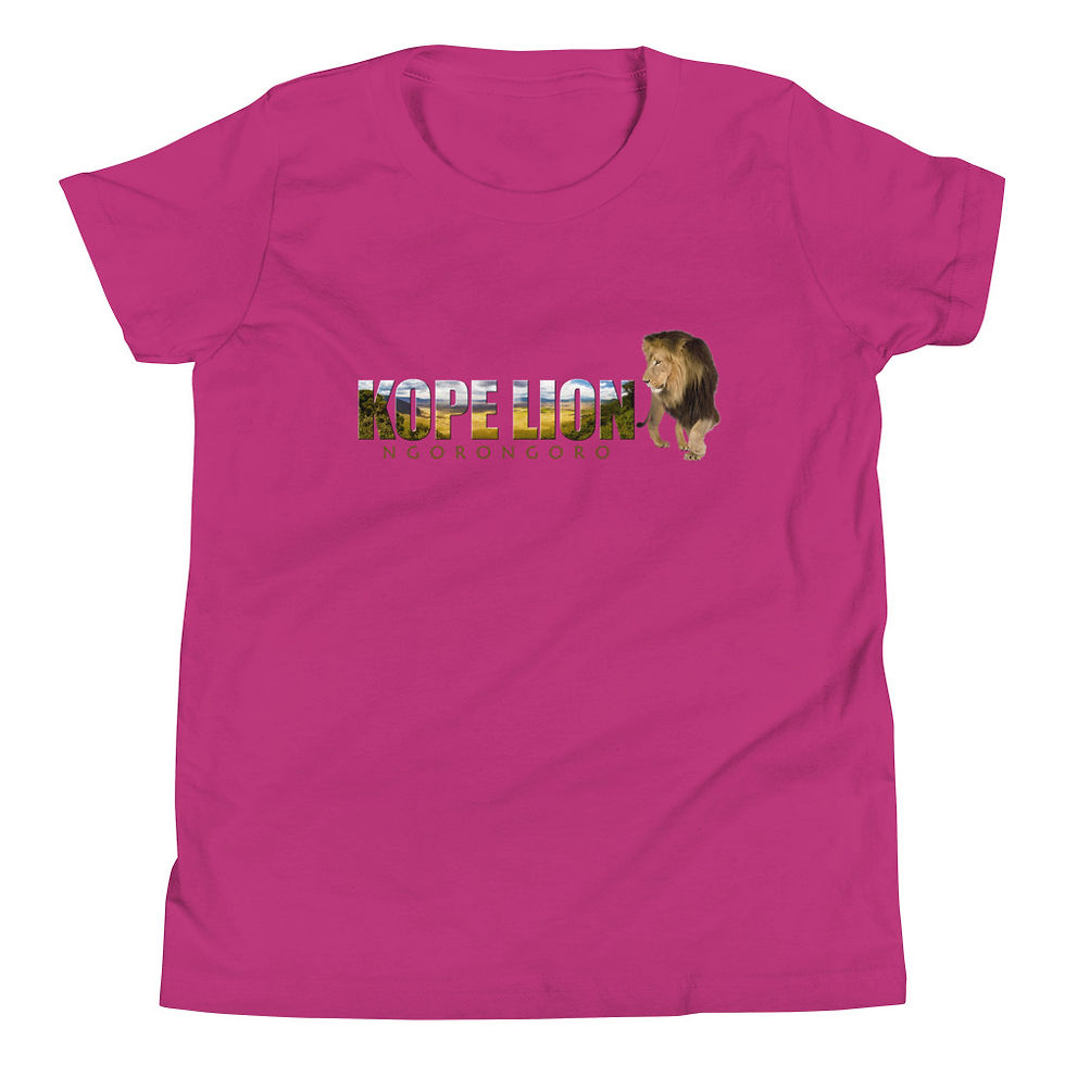 Thumbnail: Kope Lion Youth T-Shirt - Crater Design