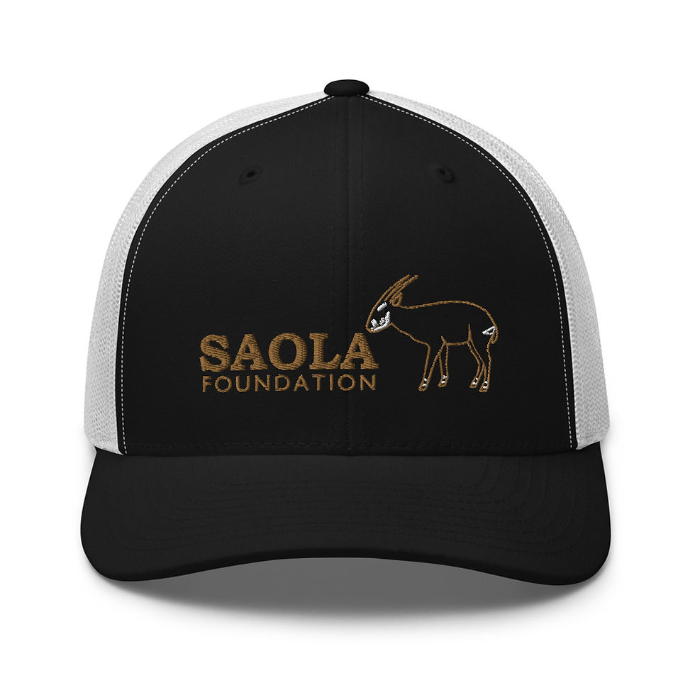 Thumbnail: Saola Foundation Trucker Cap - Outline Design