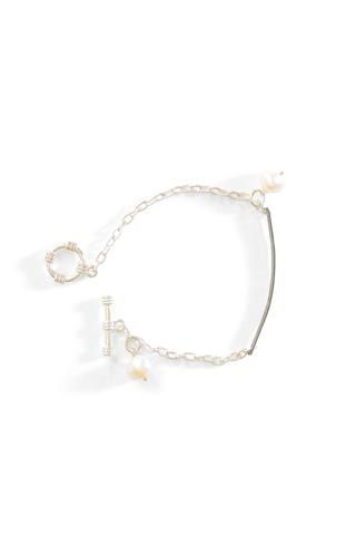 Hammered Snarewire Chain Bracelet