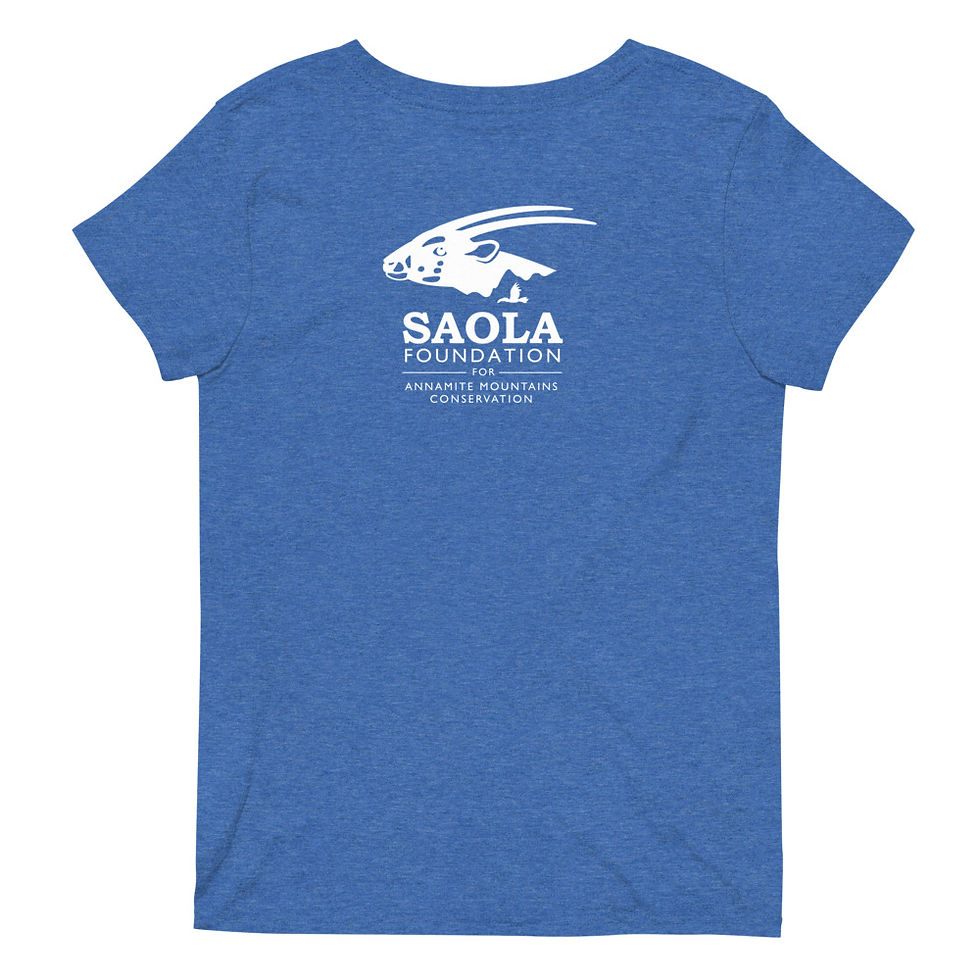 Thumbnail: Saola Foundation Women’s 100% Recycled V-neck T-Shirt