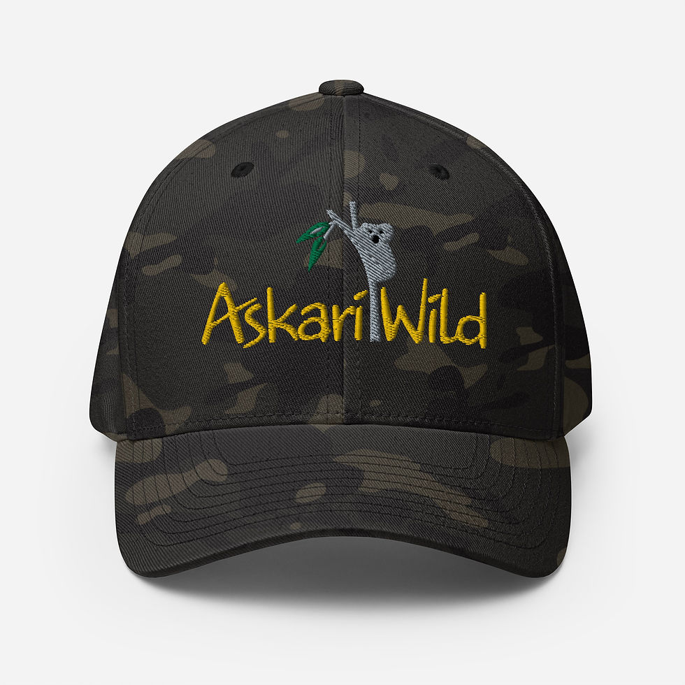 Thumbnail: Askari Wild Flexfit Cap - Aussie Sketch Series Logo