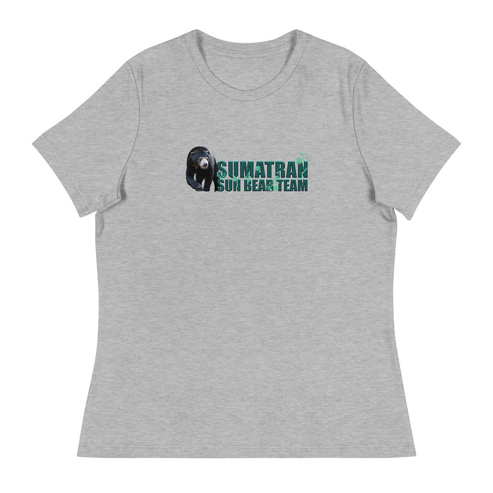Thumbnail: Sumatran Sun Bear Team Women's T-Shirt - Vine Design