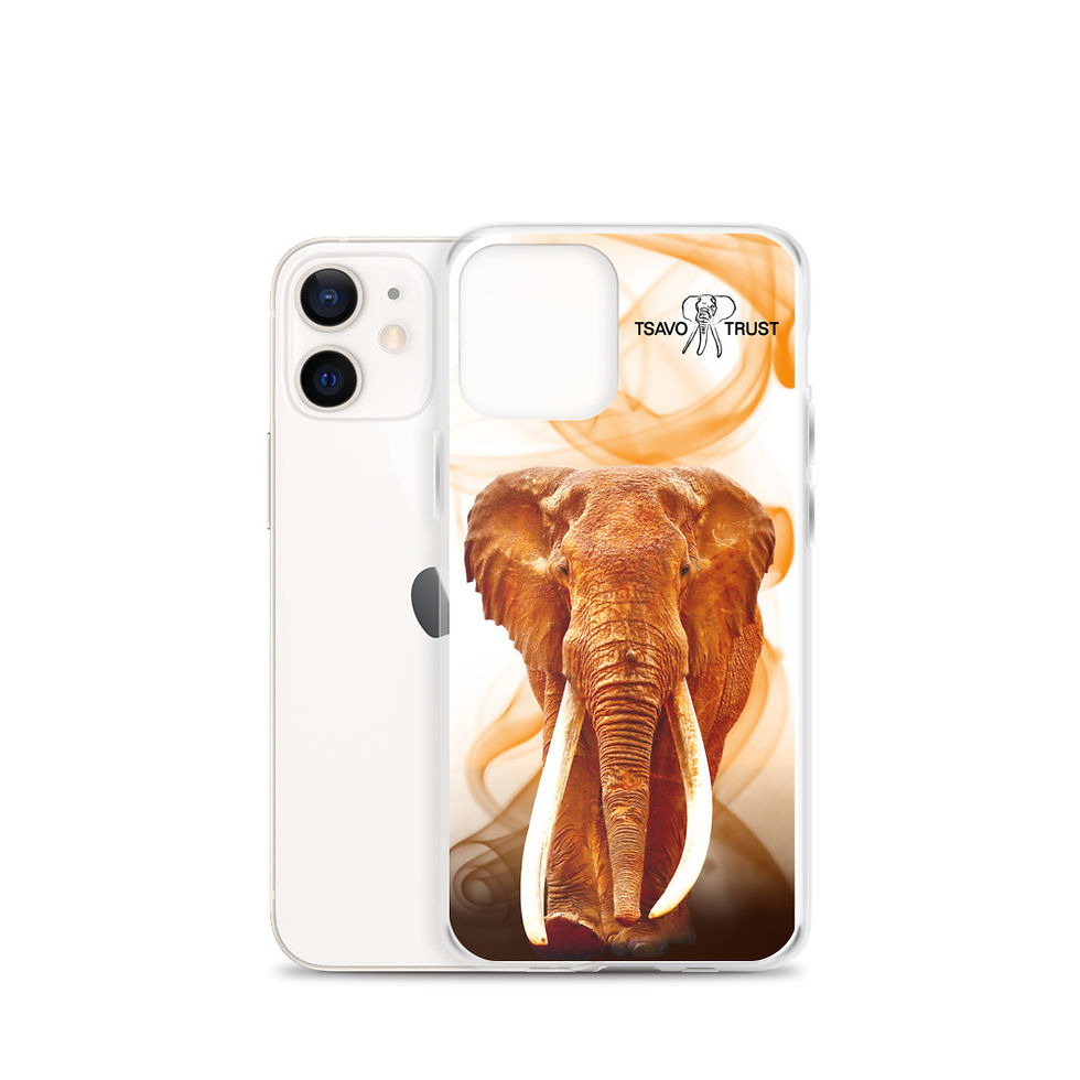 Thumbnail: Tsavo Trust iPhone Case - Tusker LU-1 Design