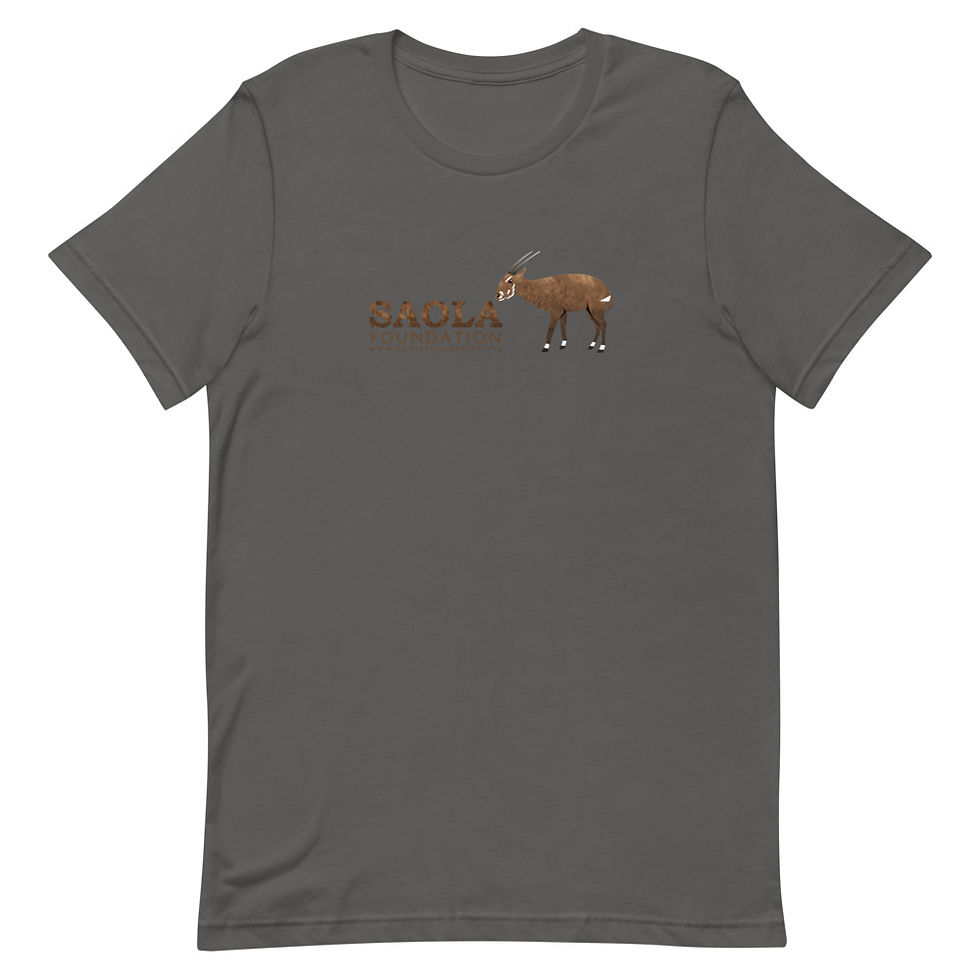 Thumbnail: Saola Foundation Unisex Cotton T-Shirt - Inline Design